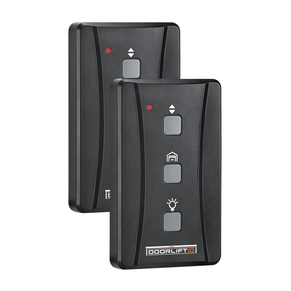Two DoorLiftIQ wireless wall controls